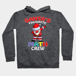 Santas Favorite Math Crew Teachers Christmas Match Hoodie